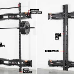 Rogue Fitness Rogue R-3W Fold Back Wall Mount Rack